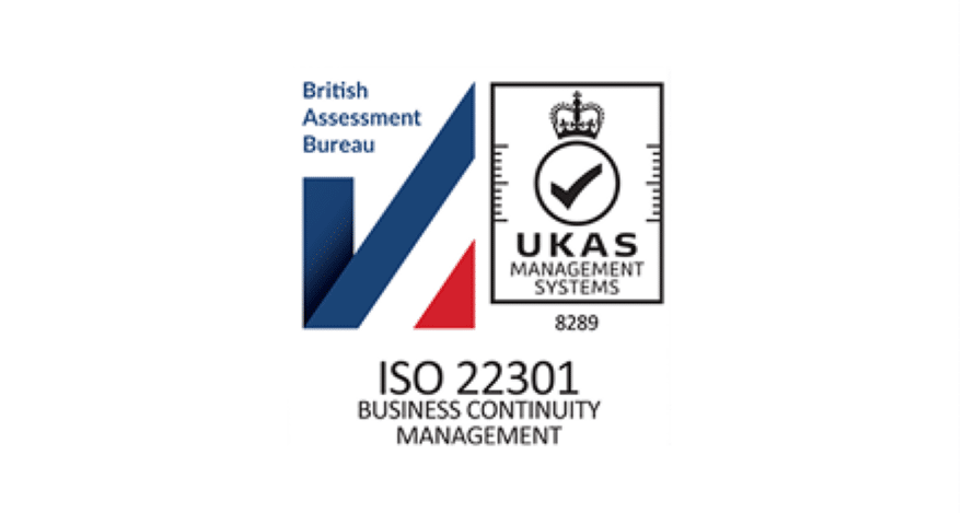 British Assessment Bureau logo for ISO 22301